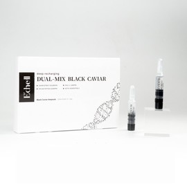 Echel Dual Mix Black Caviar Ampoule Dongan Caviar Cosmetics 1 Set Echel Dual Mix Arc 1 Box / 에첼 듀얼믹스 블랙 캐비어 앰플 동안 캐비어화장품 1세트 에첼 듀얼믹스 아크1박스