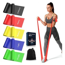 Bandas Elásticas De Resistencia Ejercicio Fitness Yoga 6 Pcs