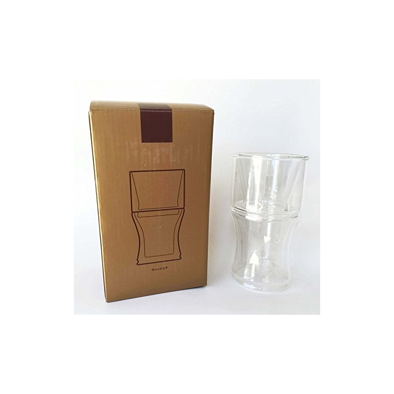 Hand Drip Coffee Maker Pour Over Double Borosilicate Glass Wall