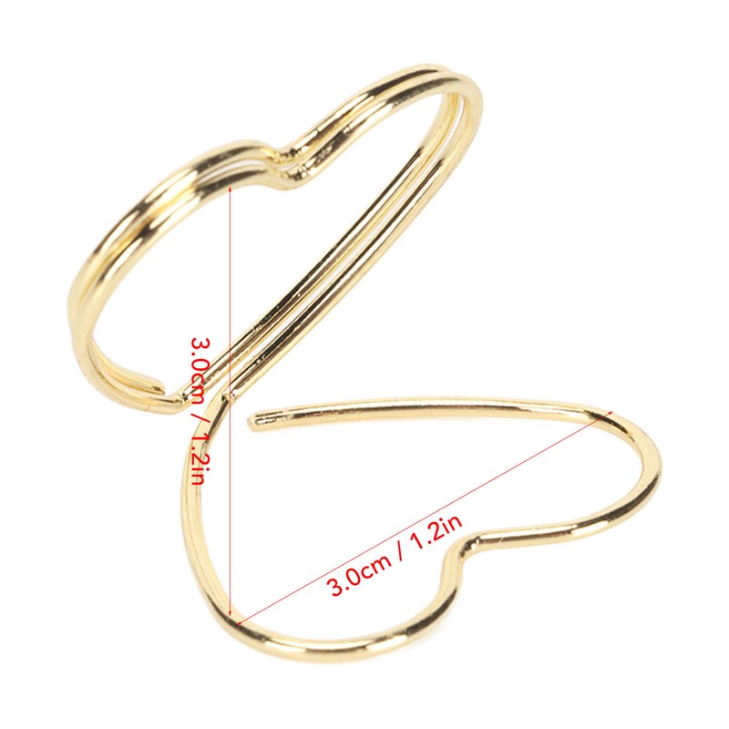50Pcs Place Card Holder Heart Shape Cute Colorfast Table Card
