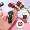 sourcing map Leather Magnetic Snap Buckle Lock, Sew on Toggle