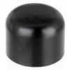 Alberts 821579 Post Cap for Round Metal Posts, Plastic, Black,