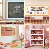 6 Roll Pastel Ruffled Bulletin Board Border 59ft Double Layer