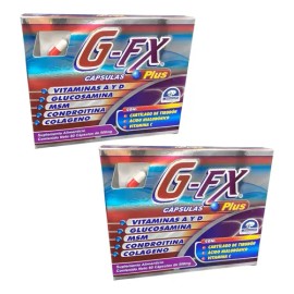 Gfx G-fx Plus 2 Caja C/60 Caps Articulaciones Glucosamina Sabor Sin Sabor