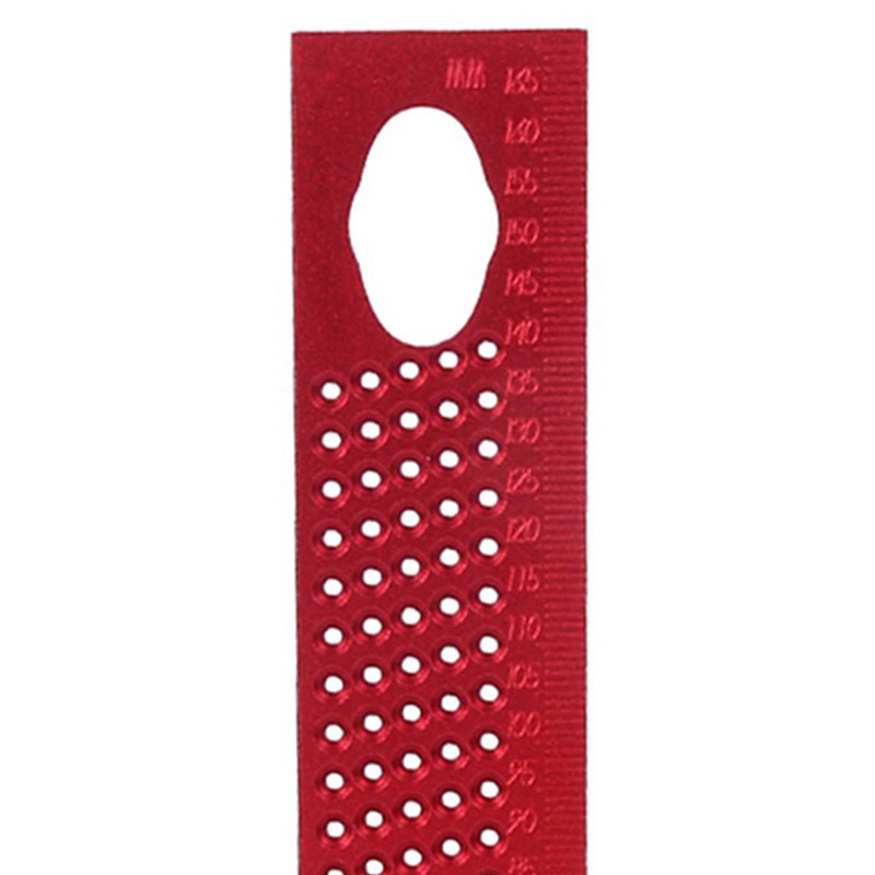 Hole Ruler Measuring Tool Woodworking Accessory Wear Resistant Rust Proof