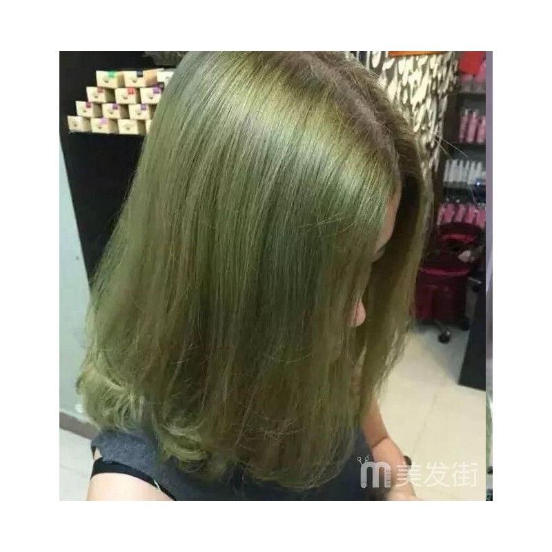 【repack 100ml only】222 Matt Green Blonde fruity hair color 闷青护发果泥果酸
