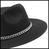 White Fang CZ184 Hat, Medium Folding Hat, Straw Brim Hat,