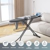 KINGBOARD Ironing Board, Compact Iron Board Full Size with Extra