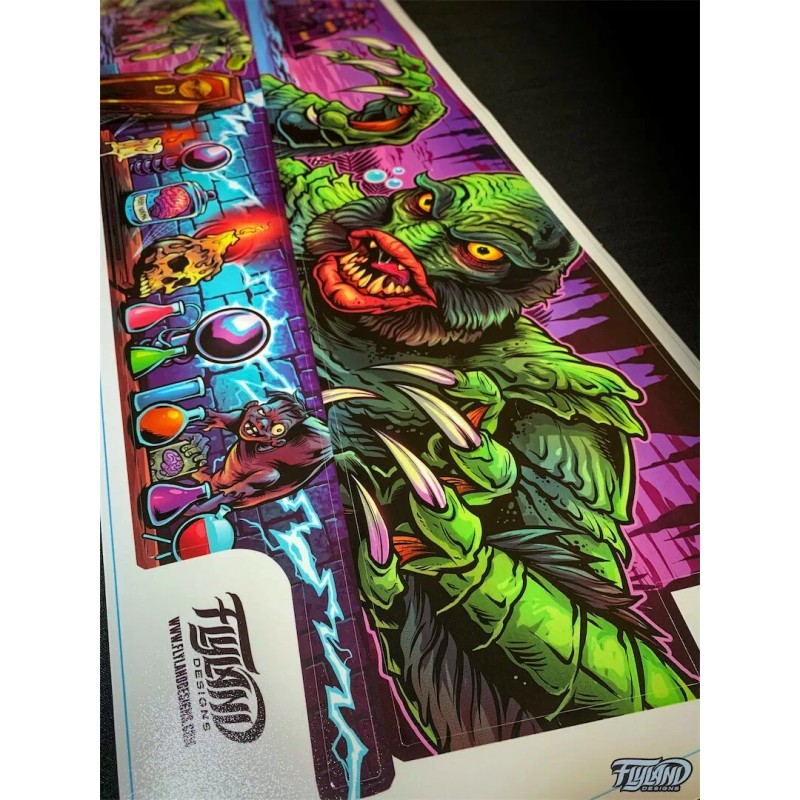 Williams Monster Bash Art Blades for Pinball Machines
