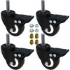 AAGUT 2" Caster Wheels,Heavy Duty Threaded Stem Casters,Screwed Bolt M10