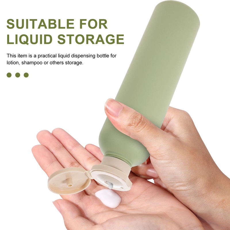 FRCOLOR 3Pcs Squeeze Bottles with Flip Cap, 250ml Reusable and