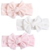 Baby Girls Nylon Headbands Bowknot Elastic Hair Bands Soft Cute