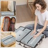 ONTYZZ Two Pack Grey TPU Vacuum Bag for Travel Reusable