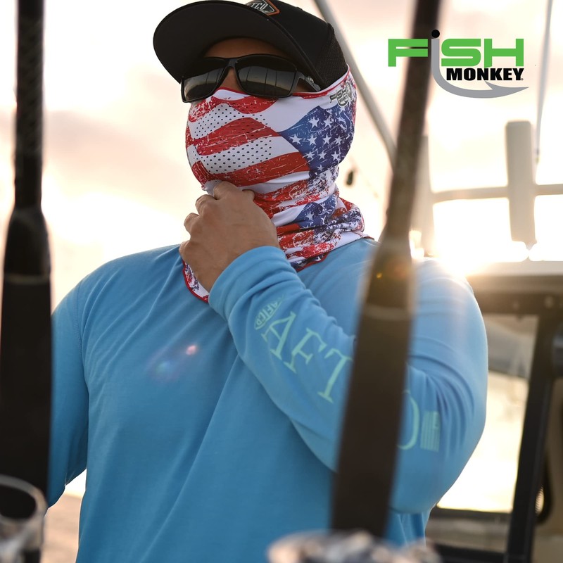 Fish Monkey FM40 Performance Face Guard Bass, Off Shore