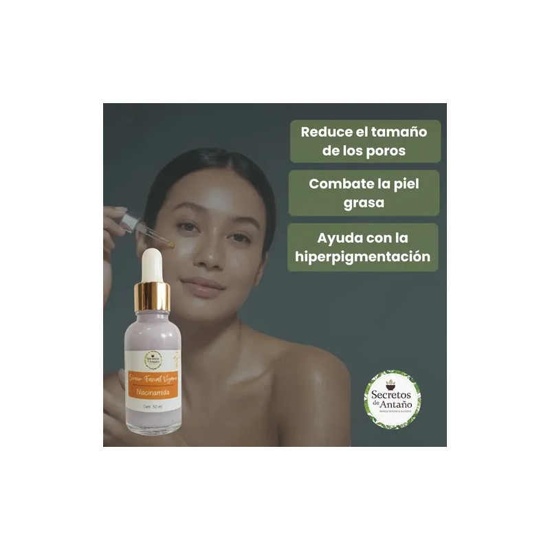 Serum Facial Niacinamida 30 Ml - Reduce Poros Y Grasa