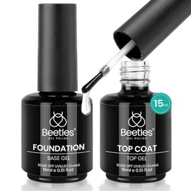 Beetles Base y Top Coat para Uñas Gel 2 Piezas 15ml