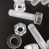 50 x Polycarbonate Allen Head Hex Head Plastic Machine Screws