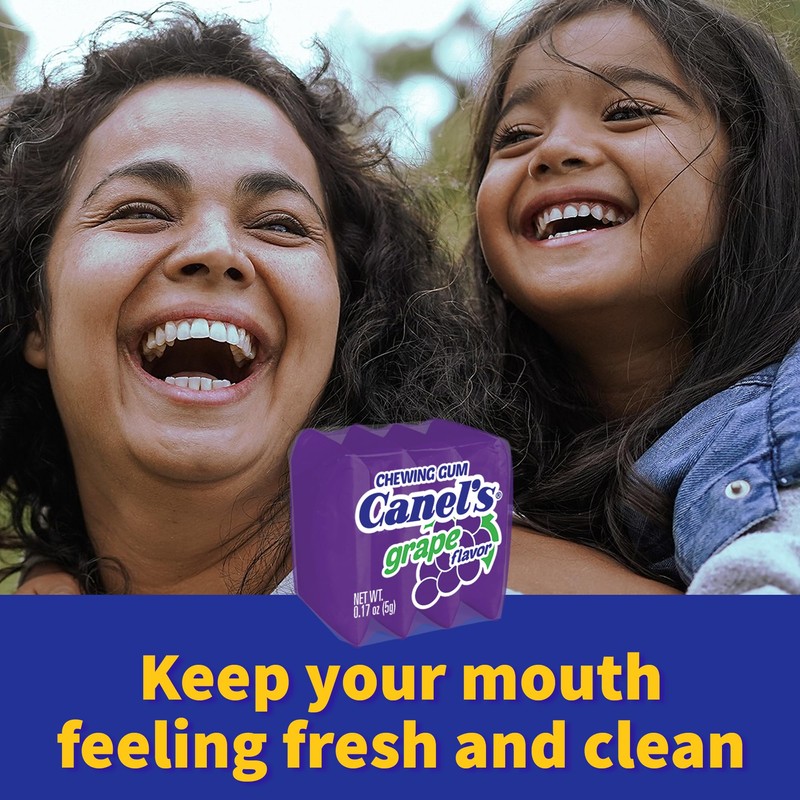 Canel's 4-Piece Gum Pack in Fruit Flavors - Cherry, Banana,