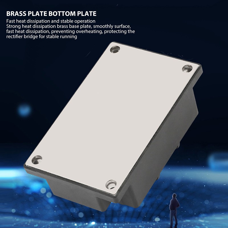 3 Phase Bridge Rectifier 75A 5 Terminal ABS Brass Heat
