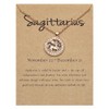 Sagittarius Zodiac Gift Gold Necklace for Women Teen Girls Astrology