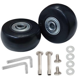 Bestookits Replacement Luggage Wheels 40x18mm Suitcase Wheels Repair Repair Set Wear-Resistant Trolley Casters for Trolley Bag, Inline Skate and Caster Board