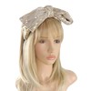 Ladies Sparkly Sequin Evening Party Big Full Bow Covered Headband