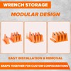 40PCS Modular Wrench Organizer Wrench Holder - Wrench Tool Organizers
