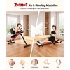 Yoleo 2 in 1 Ab & Rowing Machines for Home,