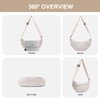 Pomelo Best Nylon Crescent Crossbody Bag for Women and Men,