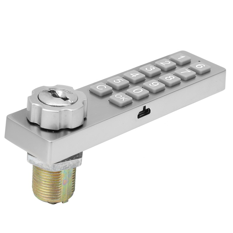 Keypad Cabinet Lock Password Key Unlocking Zinc Alloy Security With