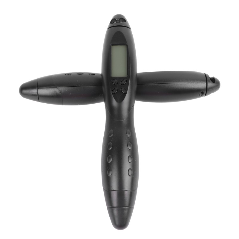 Black Smart Electronic Jump Rope with Counting Function Adult Fitness
