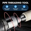 QinZiEn 2pc Pipe Threading Tool, Pipe Thread Cutting Tool,Integrated Internal