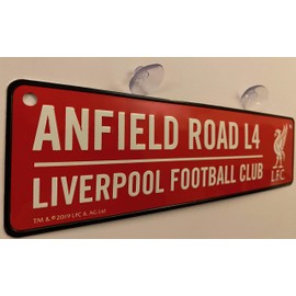 Liverpool Football Club Mini Street Sign Red