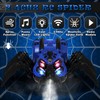 RC Spider Robot Toy with 2.4GHz Remote, Lights, Music &