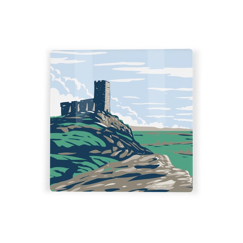 South of England Ceramic Coaster Set - Cornwall Dorset Somerset