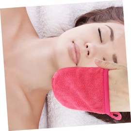 Baluue 20pcs Microfiber Facial Cleansing Gloves Makeup Remover Mitts Sleep Mask Wipes