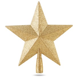 Star Gold Christmas Tree Topper, Tree Topper Topper for Christmas Tree, Christmas Tree Topper, Christmas Tree (Star Full Gold)