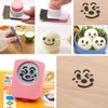 FLUORO Cute expression seaweed rice ball embossing device Seaweed smiley