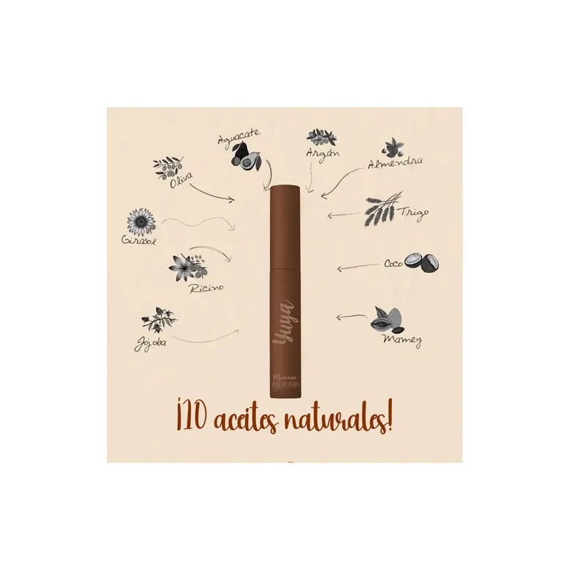 Rizador + Mascara De Pestañas Yuya 10 Aceites Tono A