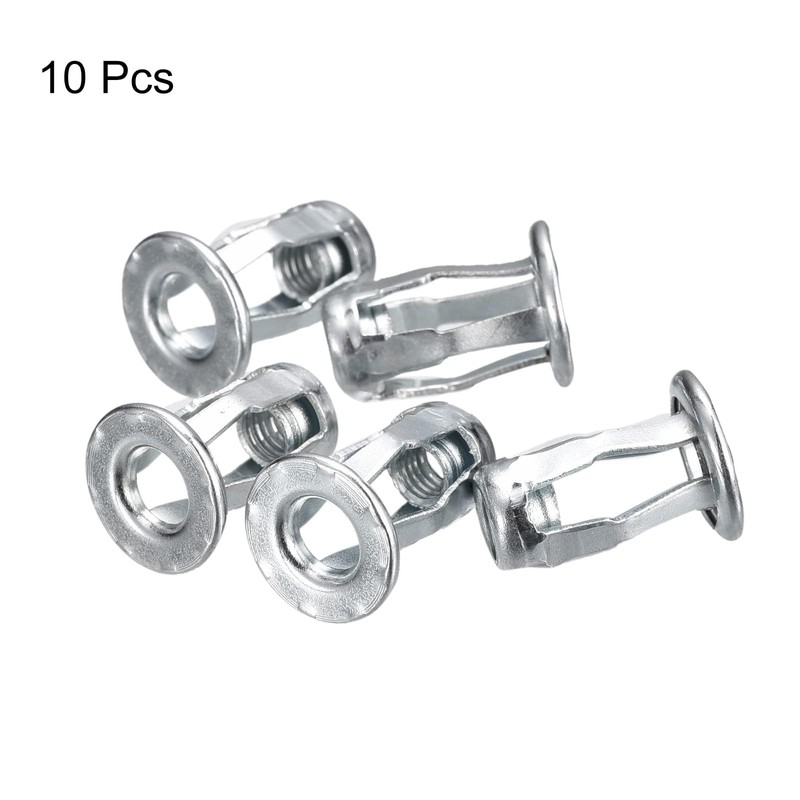 M5 Jack Nuts, 10pcs Threaded Insert Nut Carbon Steel Rivet