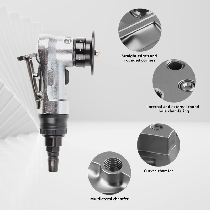 Pneumatic Chamfering Machine, Pneumatic Chamfer Machine Mini 45° Arc Burr