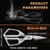 Ethyxe Kitchen Scissors Set - Heavy Duty Japanese Style, Dishwasher