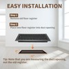 SANYCASA Floor Vents Adjustable Airflow Floor Register Walkable Heavy Duty