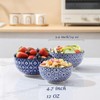 Selamica Ceramic 12 OZ Dessert Bowls Set, Ice Cream Bowls,