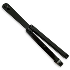Larqety Foldable Plastic Tool, Sturdy and Lightweight, Excellent Balance, Practice Tool for Beginners (Black)