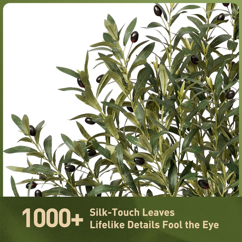 VeriNatural Artificial Olive Tree 5FT - Tall Faux Olive Trees