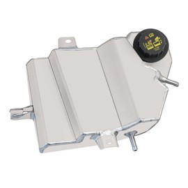 Aluminum Coolant Overflow Degas Tank compatible with Ford 2003-07 F250 F350 6.0L Powerstroke
