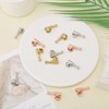 CHGCRAFT 12pcs Bolo Tie Tips Replacement End Caps Bolo Tie