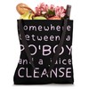 Funny Po'Boy and a Juice Cleanse Sandwich Foodie Tote Bag