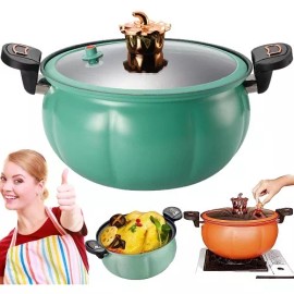 Eco R Olla Vaporera Antiadherente Micro Presión Horno 22cm Cocina